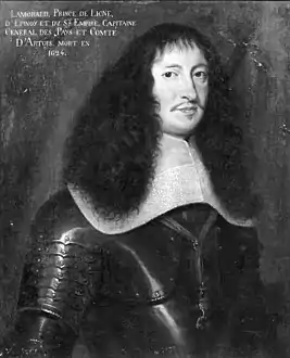 Lamoral Ier (1563†1624), comte puis 1er prince de Ligne, diplomate.
