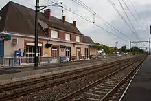 Vue générale de la gare.