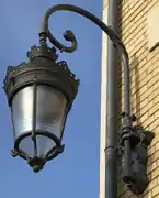 Lampadaire à Reims Centre Ville.