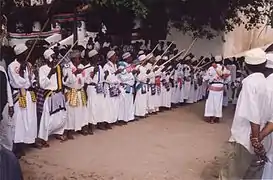 Fête traditionnelle à Lamu.