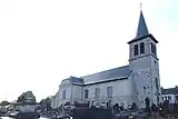 L'église Saint-Rémy et le mur du cimetière (M) et ensemble formé par l'église, le cimetière et leurs abords (S)