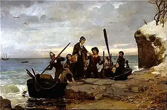 The Landing of the Pilgrims (1877)