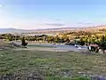 Vue de la mer de Tbilissi depuis Lotkini