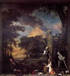 Chasseur et du gibier, 1697Galerie nationale d'Écosse