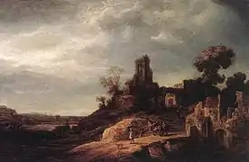 Paysage au pont, 1637Musée du Louvre