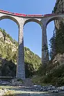 Le viaduc de Landwasser en 2011.