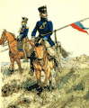 Preußische Kavallerie der Landwehr in den Befreiungskriegen 1813-1815 de Richard Knötel.