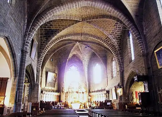 Nef de l'église Saint-Gal.