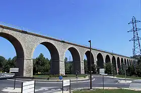 Une partie du viaduc en 2010.