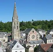 Vue générale depuis le château.