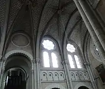 Plafond de l'église Saint-Jean-Baptiste.