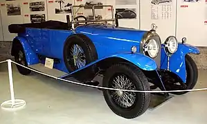 Automobile Daimler (1923) dans le musée automobile.