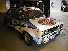 La Fiat 131 Rallye de Walter Rohrl au musée de Langenburg (Deutsches Automuseum);