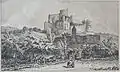 Représentation du château par Léo Drouyn (1880).