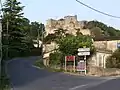 Le château vu du Pied-du-Château (août 2012).