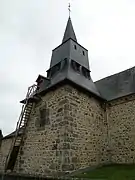 Le clocher de l’église.