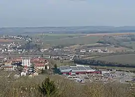 Autre vue sur la gare, également depuis les hauteurs de la ville.