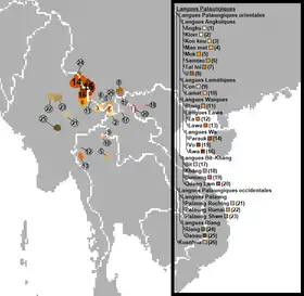 Image illustrative de l’article Langues palaungiques