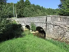 Le pont sur le Rognon.