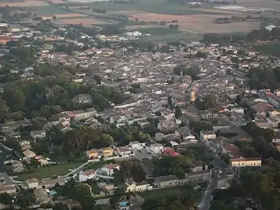 Vue générale de Lansargues.