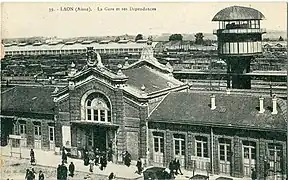 La gare vers 1925.