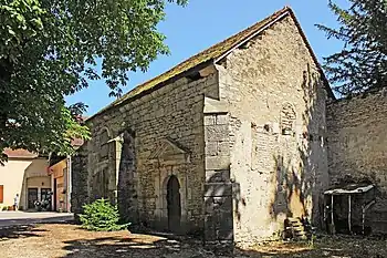 Chapelle Saint-Nicolas, façade nord et pignon ouest.