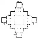 Plan de l'église de Lappee.