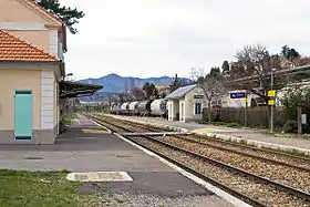 Gare de Laragne-Montéglin (vue côté Veynes)