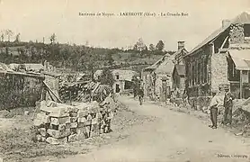 État du village en 1918.