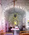 intérieur de la chapelle de Larny