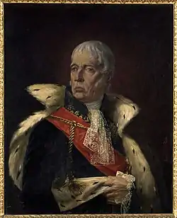 Comte François-Marie d'Aboville en costume de pair de France