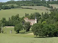 Le château dans son environnement.