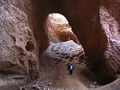 Une des galeries de Las Médulas.