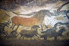 Chevaux, grotte de Lascaux, 17 000 ans, France