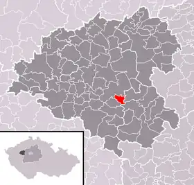Localisation de Lašovice