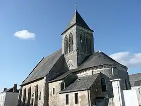 L'église paroissiale Saint-Méen de Lasse (Maine-et-Loire).