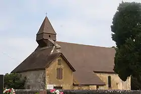 Église Saint-Martin de Lasserreéglise et portail du cimetière