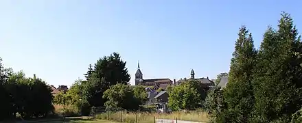 Panorama des deux clochers du village.