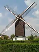 (nl) Koutermolen, houten korenwindmolen