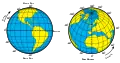 Latitude et longitude sur la Terre.