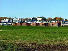 Zone d'habitation de Latokartano et zone champêtre de Viikki.