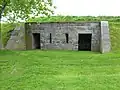 Les latrines des soldats à Fort Lennox.