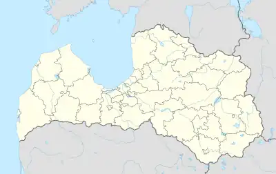 Voir sur la carte administrative de Lettonie