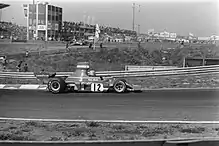 Niki Lauda à bord de la 312 B3-74 lors du Grand Prix des Pays-Bas 1974 disputé sur le circuit de Zandvoort