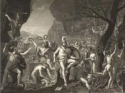 Léonidas aux Thermopyles