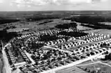 Maisons Rintamamiestalo (Vétérans de guerre) à Karjasilta, Oulu (en 1950).