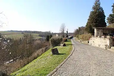 Vue du village perché.