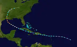 Trajectoire de Laura.