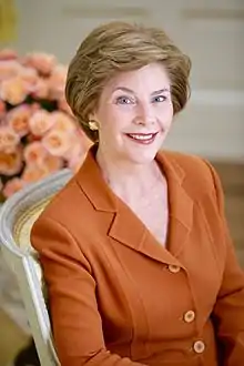 Portrait de Laura Bush en 2005.