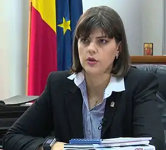Laura Codruța Kövesi, chef de la direction nationale anticorruption puis du parquet européen